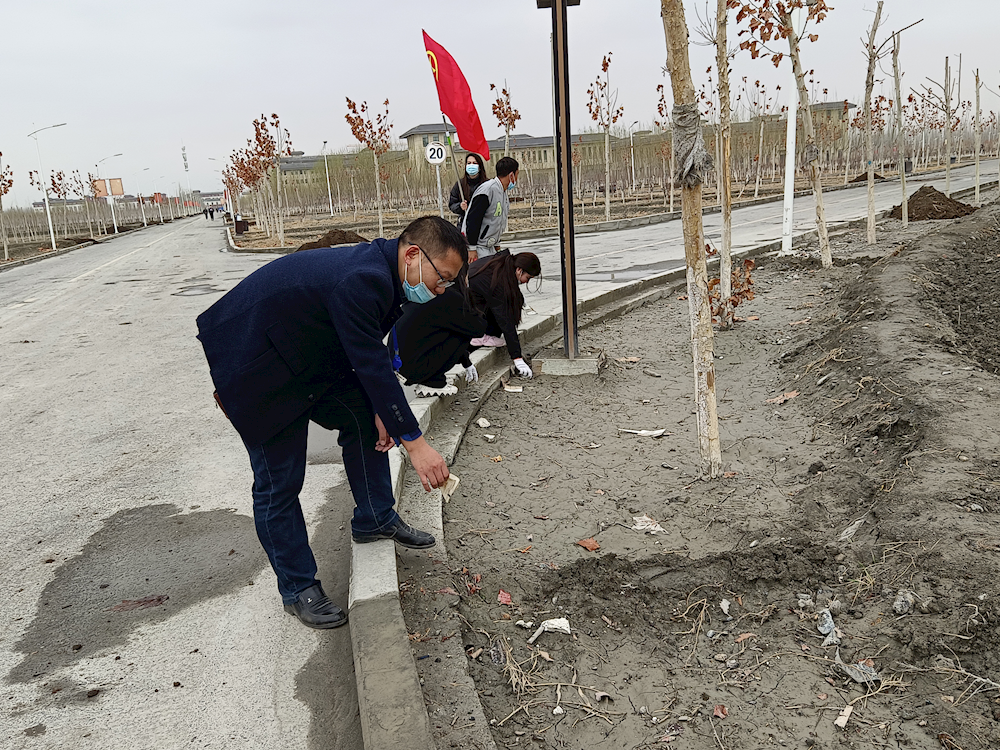 致敬雷锋志在愿行——纺织工程学院党总支组织党团学雷锋志愿活动